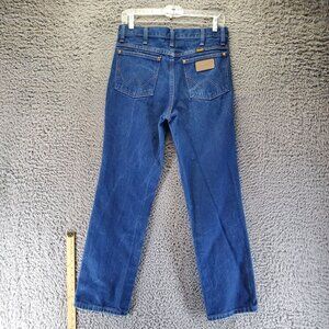 Wrangler Jeans Mens 30x30 Blue Classic Fit Cotton Denim Bootcut 936PWD